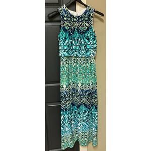 knee length dresses for ladies London Times Long Sleeve Keyhole Eyelet Dress main image 1